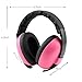 Alitamei Baby Ear Protection Noise Cancelling Headphones for Kids Noise Reduction Hearing Protection Earmuffs for 0-3 Years Babies, Toddlers, Infant (Redrose)
