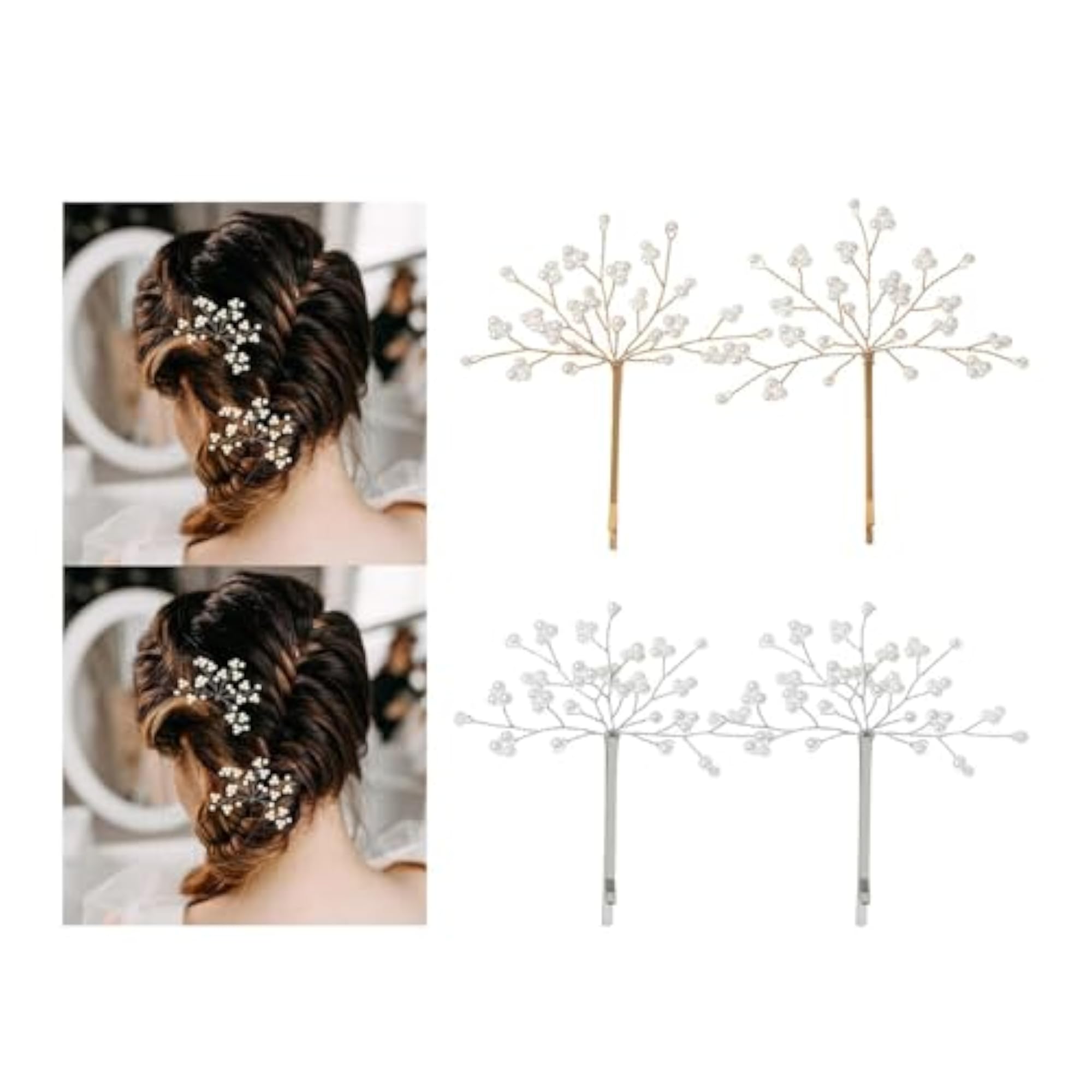 4x Elegant Hair Styling Tool Hair Clips