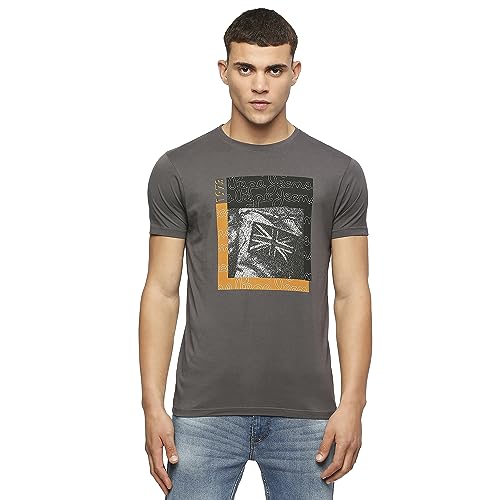 Image of Pepe Jeans Men T-Shirt|Cotton|Slim Fit