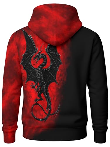 Image of PAGYMO Graphic Hoodies for Men Funny Novelty Pullover Hooded Sweatshirt