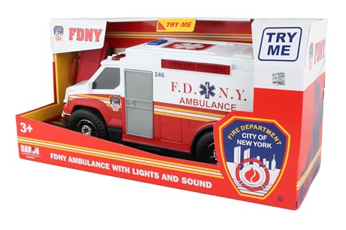 Daron FDNY Ambulance with Lights & Sounds 2019 New