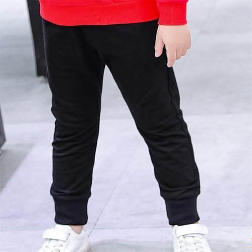 Boys Toddler Sweatpants Elastic Waist Baby Active Pants Casual Breathable Soft Warm Trousers with Pocket3