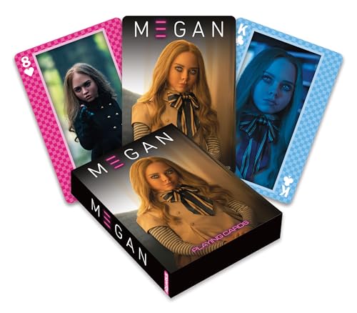 Preisvergleich Produktbild AQUARIUS M3GAN Spielkarten - M3gan Themendeck mit Kartenspiel für Ihre Lieblingskartenspiele Offiziell lizenzierte M3gan Merchandise & Sammlerstücke