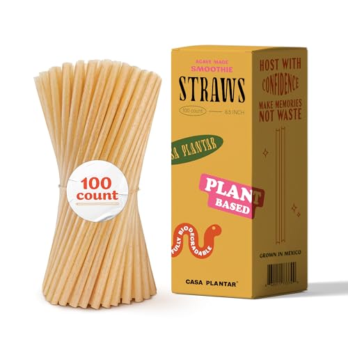 Agave Smoothie Straws - 100 unidades miniatura 1