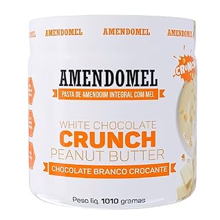 Amendomel Chocolate Branco Crocante 1kg Sem Açúcar - Thiani