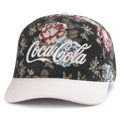 Image of AMERICAN NEEDLE Coke Coca Cola Unisex Adjustable Snapback Baseball Hat