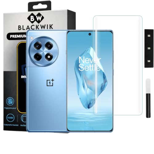 Image of Blackwik UV Curved Tempered Glass for OnePlus 12R | 1-Pack