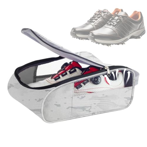 Bolsa de zapatos de golf para mujer y calzado deportivo con diseño plegable y ligero