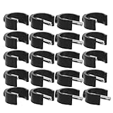VINTORKY 30pcs Toilet Safety Rails Locking Clips Replacement Toilet Seat Tube Pin Locks C-Shape Clamp Buckle for Elderly 0.98/1.10 Inch Tube 25/28mm