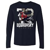 500 LEVEL Sergei Bobrovsky Long Sleeve Tee (Long Sleeve, Large, Navy) - Sergei Bobrovsky Florida Landmark WHT