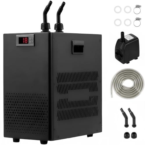 Aquarium Chiller 160L Water Cooler Fish Tank Aquarium Cooler Fish Tank Chiller Aquarium Cooler Aquarium chillers for Freshwater/Aquatic Weeds Jellyfish Coral