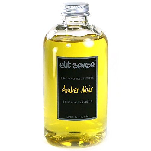 Elit Sense Amber Noir Refill Oil for Reed Diffuser, 8 oz - Made in USA