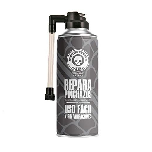 Motorrevive - Repara Pinchazos para coche y moto, sella e hincha la rueda - 500 ml