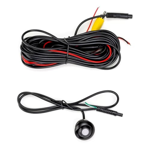 Image of Brandmotion 9002-7612 Universal Adjustable Bullet Backup Camera | IP68 Waterproof, CMOS Color Image with Parking Gridlines, Low Profile Flush Mount