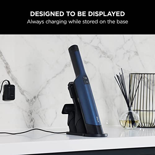 Shark WandVac 2.0 Cordless Handheld Vacuum Cleaner, Small & Lightweight, Powerful Suction Handheld Vacuum with Boost Mode, Pet and Duster/Crevice Tools, 15 Mins Run-Time, Charging Base, Blue WV270UK - Image 6