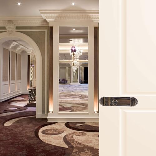 Image of Sliding Door Bolt Latch Zinc Alloy Flush Bolt Level for Doors and Windows 5.55X1.18X1.06In Lock for Home Interior and Exterior Use