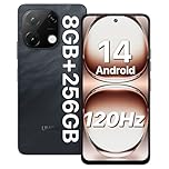 UMIDIGI Note 100 5G Smartphone, Android 14 Telefono Cellulare, 6.8" HD+ 120Hz Cellulare, 16GB+256GB/TF 1TB, Dual SIM 5G Telefono Android, 50MP+16MP Telecamera/5000mAh/Face ID/GPS/OTG