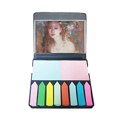 Peinture à l'huile auto-adhésive Note Fleur Beauty XJJ marqueur de page couleur