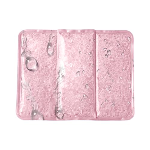 Almohadilla de gel refrescante, hoja de enfriamiento de gel plegable, almohadilla de agua reutilizable, cojín frío multiusos para ver la televisión, al aire libre, hogar, camping, estudio, lectura
