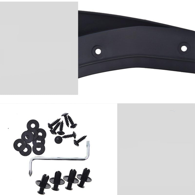 Guardabarros traseros para coche contra el barro: pack de 4 piezas protectoras 4