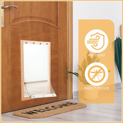 Ripeng-Dog-Door-Replacement-Flaps-Compatible-with-Dog-Door-Model-Clear-Weatherproof-Pet-Flap-Home-Supplies-Easy-to-Install