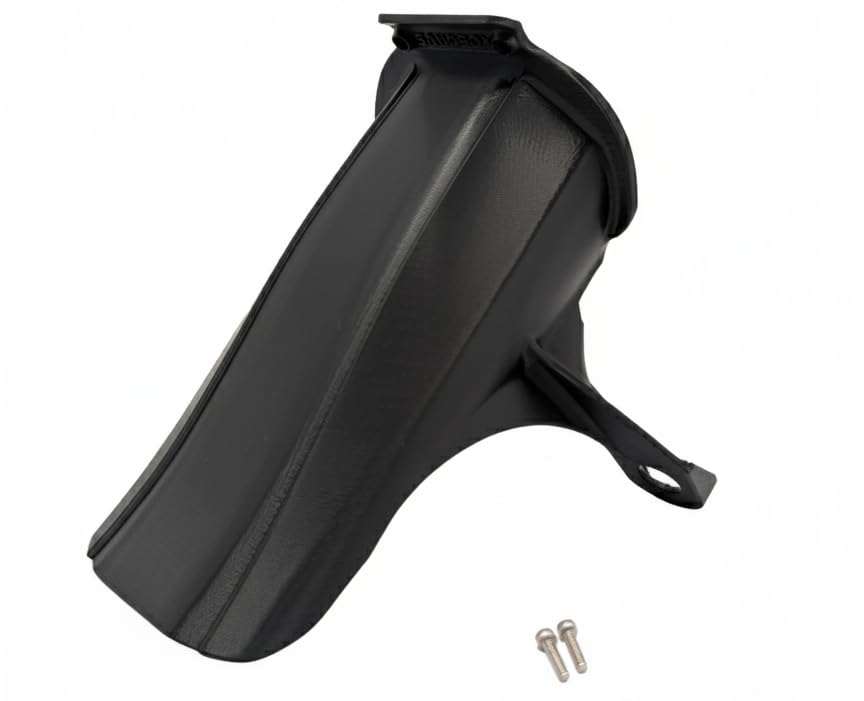 Mud Guard Fox 38 (MY21-26) and Fox 36 (MY21-25) Compatible Aftermarket Fender - Sandbox MFG (Not OEM) - Made in the USA (Black Short)