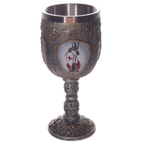 Calice Decorativo Da Collezione Puckator, In Resina Con Rivestimento Acciaio Inox, Multicolore, 19 Cm, Ideale Per Regalo - 3