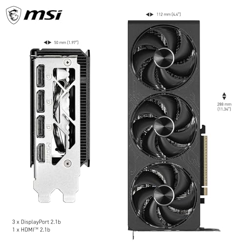 Carte graphique MSI GeForce RTX 5080 INSPIRE OC 3X GDDR7 Reflex 2 RTX IA DLSS4 Raytracing - vue 7