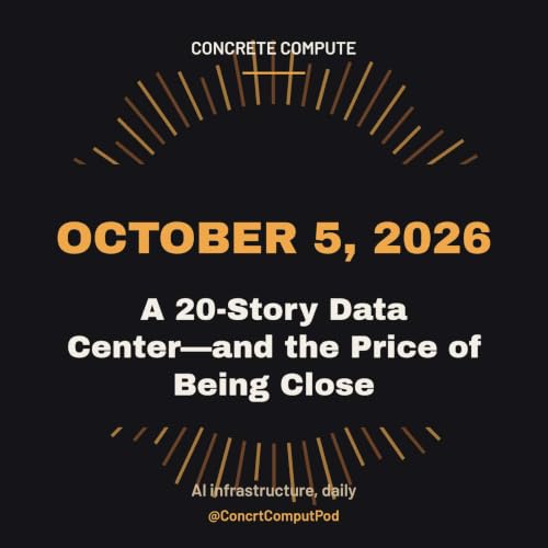 A 20-Story Data Center&mdash;and the Price of Being Close &mdash; October 5, 2026