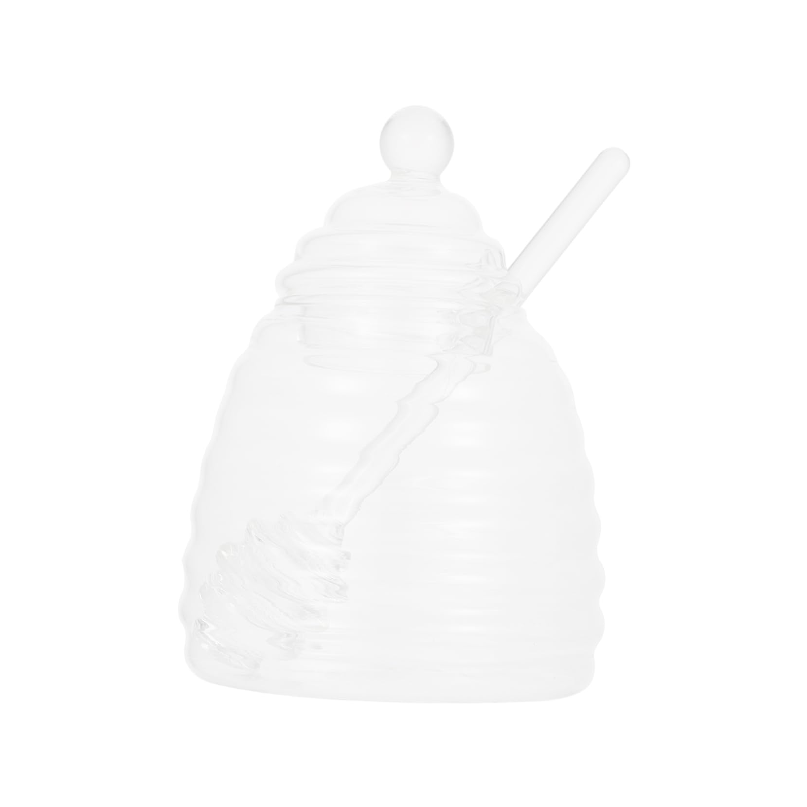 Ciieeo Glass Honey Jar Beehive Honey Wedding Spoon Manuka Style Stirring Stick