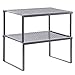 NEX Kitchen Shelf Organizer for Cabinet Counter Cupboard Pantry, Stackable & Expandable
