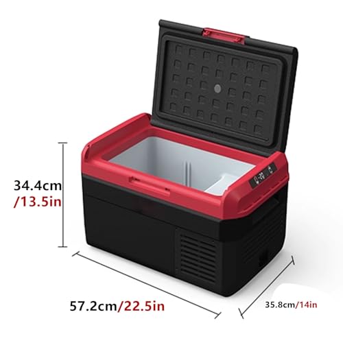 Refrigerador portátil 12V 24V de doble uso camping y coche con panel extraíble 6