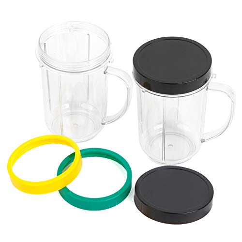 Set 6 piezas tazas 16oz reemplazo para Magic Bullet miniatura 1