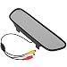 PONPY 5" TFT Color LCD Screen 2 Video Input Car Rear View Mirror Monitor Vehicle Parking In-mirror Monitor for DVD/VCR/Car Reverse Camera