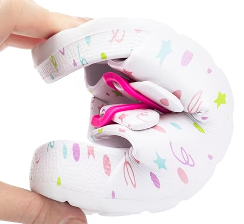 Image of INMINPIN Boys Girls Double Buckle Slide Sandals Comfort Beach Pool Shower Slippers Adjustable Indoor Outdoor Little Kid /Big Kid