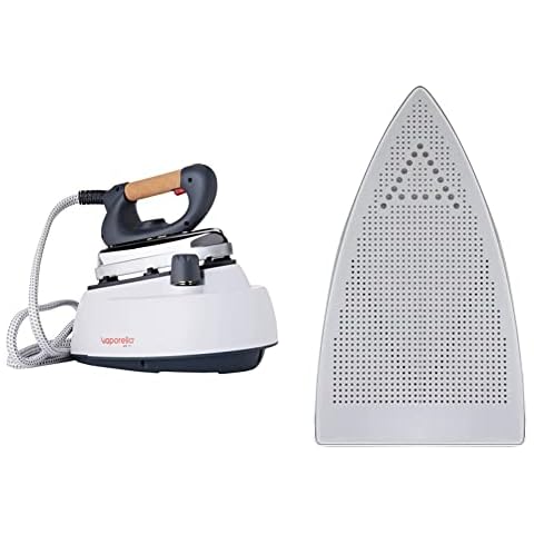 Polti Vaporella 505_Pro Centro de planchado a vapor con caldera y PAEU0200 Plantilla Teflon anti brillos Cover