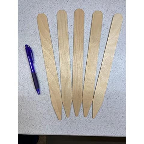 50 Wooden 12" L x 1-1/8" W, Plant Stake Labels for Field or containers New 12 inch Size Wood Cover