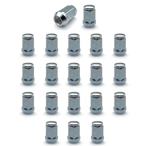 Image of M12x1.5 Lug Nuts 20pcs Chrome Closed End - Compatible with Fusion, Focus, Escape Aftermarket Wheel