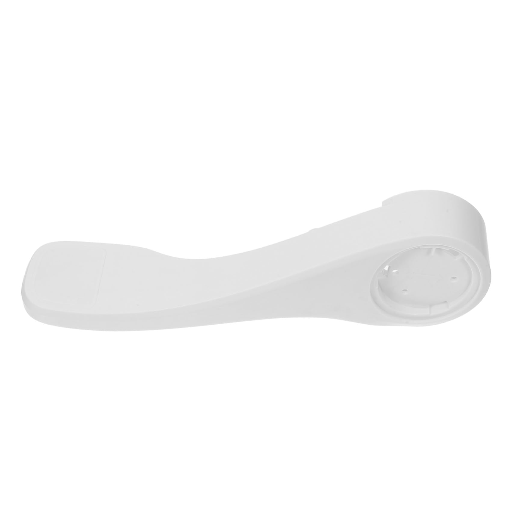 Pedale Scarico Wc Camper Bianco in Abs per Toilette Rv | Ricambio per Camper e Rv, Profilo Compatto, Soluzione Salvaspazio per Interni