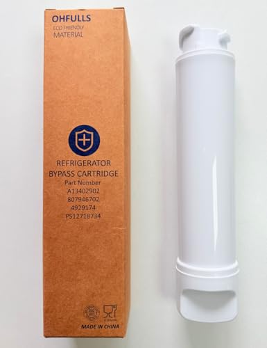 OHFULLS A13402902 Water Filter Bypass Plug, Replacement for Frigidaire Part Number A13402902, 807946702, 4929174, PS12718734, 1-Pack