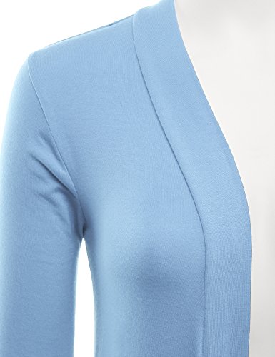 Image of LALABEE Women's Draped Open-Front Long Sleeve Light Weight Cardigan (S~3XL)