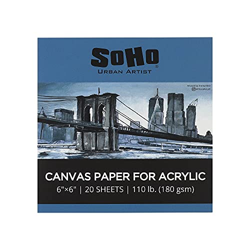SoHo Urban Artist Acrylic Canvas Pads - Textured Canvas Paper ...