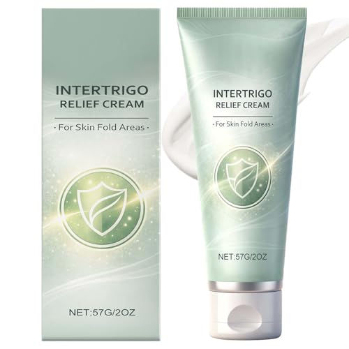 Intertrig Body Relief Cream - Reibungsschutz Creme - Hautfaltenpflege und Scheuerschutzcreme - Skin Fold Care & Chafing Support Cream,Pflegecreme für trocknet schnell & fettet nicht,Täglichen Gebrauch