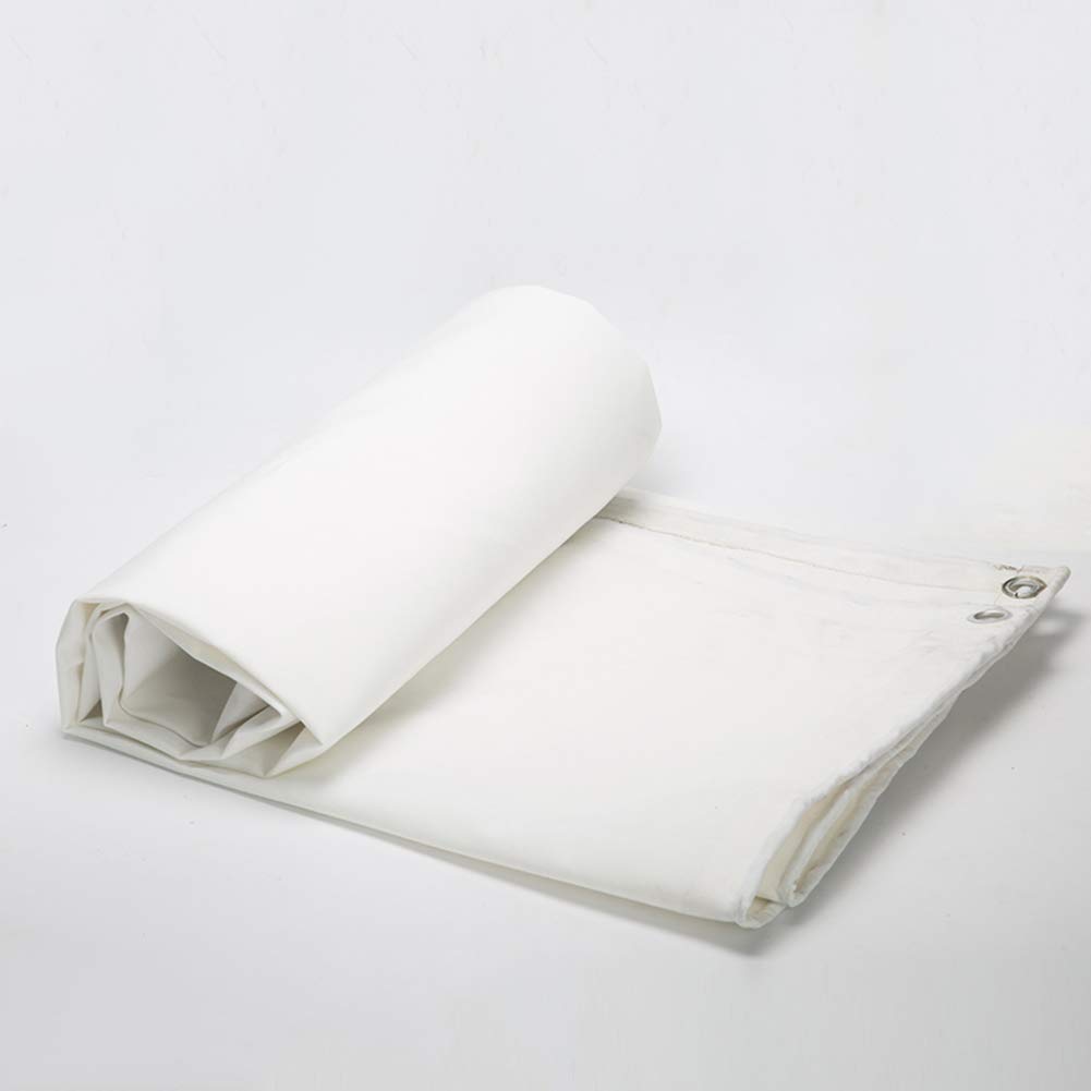 Bâche d'arrimage contre la pluie et les UV OKUOKA blanche 2x3m pour protection voiture