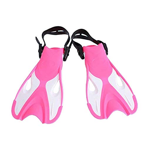 Ailerons de natation enfants avec boucles réglables pour talon ouvert