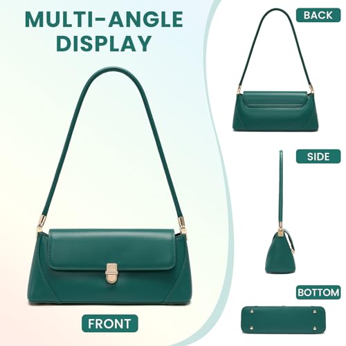 Image of Keyli Vintage Shoulder Bag for Women Retro Classic Handbag Cute Small Purse Fashion Leather Mini Hobo Clutch | Small