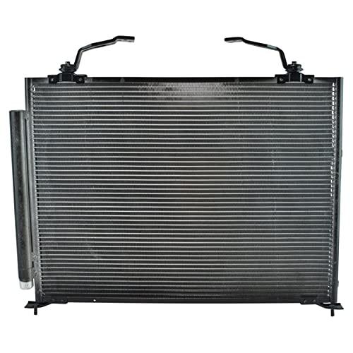 Image of TRQ A /C Condenser and Receiver Drier Assembly Compatible with 2001-2006 Acura MDX 2003-2008 Honda Pilot