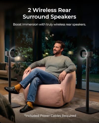 Image of ULTIMEA 7.1ch Fully Wireless Surround Sound System for TV with Dolby Atmos