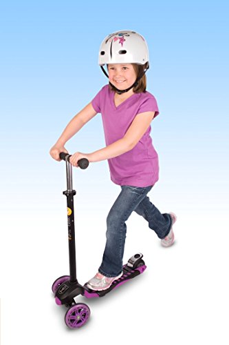 YBIKE GLX Pro Scooter, Black/Red, 12cm