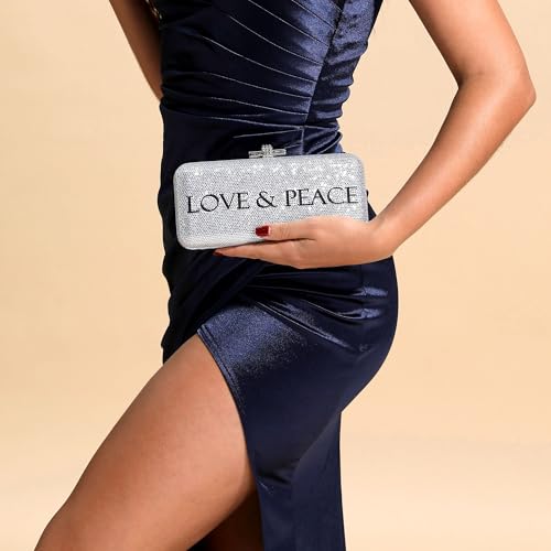 Image of Boutique De FGG Retro Mini Crystal Clutch Purses for Women Luxury,Novelty Rhinestone Evening Bag,Formal Party Clutch Handbag